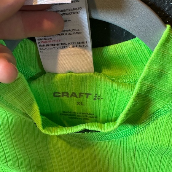 Craft Neon Green Performance Long Sleeve Top - Picture 3 of 5